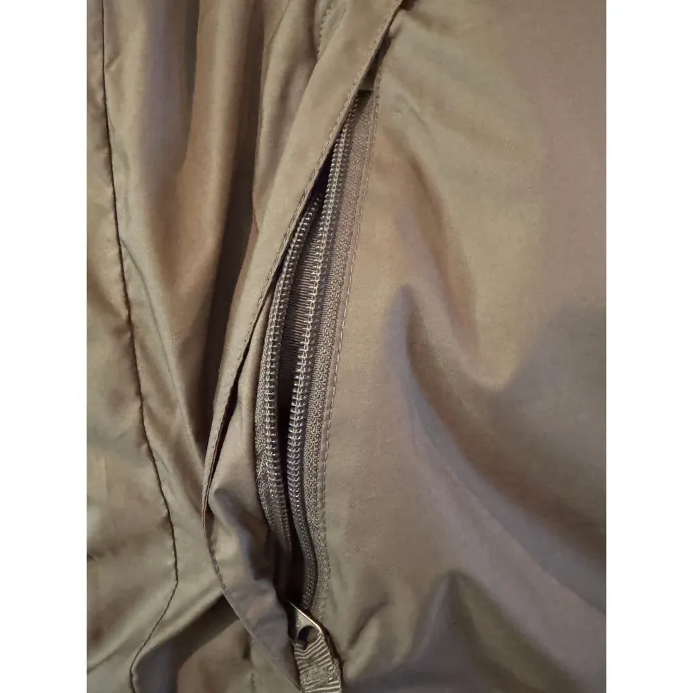 The‎ North Face Men's Sherpa Lined Windbreaker Full Zip Gray Outdoor Shell Men L